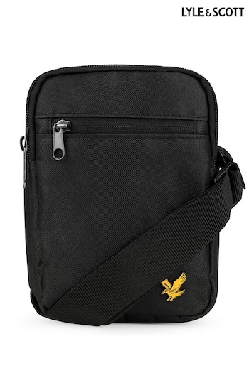 Lyle & Scott Reporter Black Cross-Body Bag (D01015) | £35
