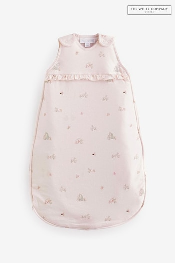 The White Company Pink Organic Cotton Woodland Celebration Sleeping Bag (D01136) | £34