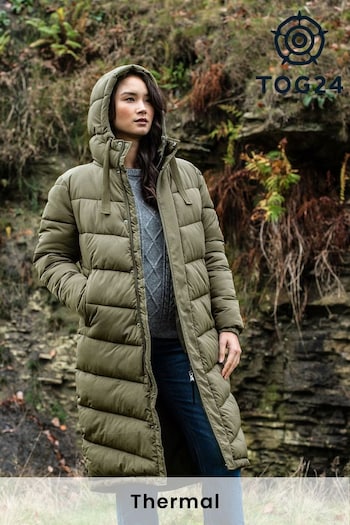 Tog 24 Raleigh Womens Thermal Padded Long Coats (D01579) | £99