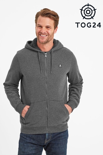 Tog 24 Blue Timble Mens Sherpa Lined Hoodie (D01593) | £55