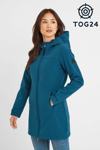 Tog 24 Blue Keld Womens Softshell Long Jacket (D01601) | £50