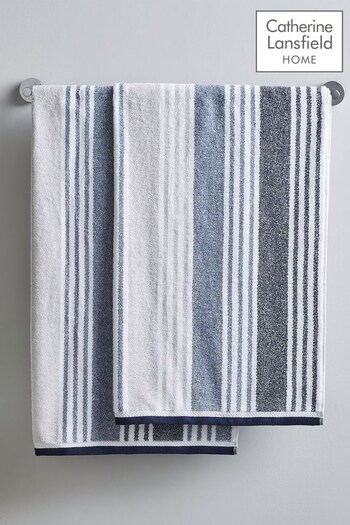 Catherine Lansfield Set of 2 Blue Towels (D01996) | £40