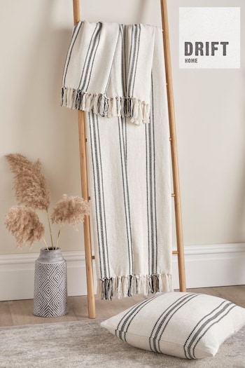 Drift Home Natural Brinley Recycled Cotton Bedspread (D02592) | £20