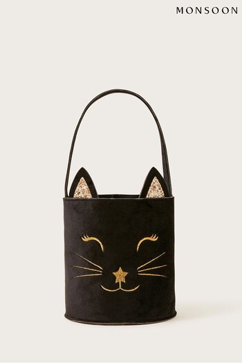 Monsoon Magic Cat Candy Black Bag (D02738) | £12