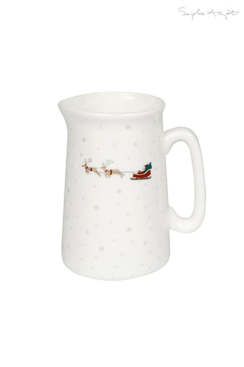 Sophie Allport White Home For Christmas Small Jug (D02884) | £19