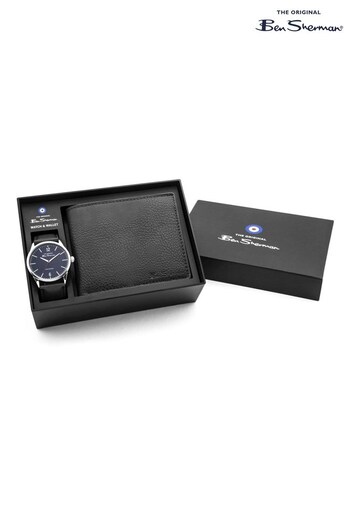 Ben Sherman Gents Blue Watch & Wallet Gift Set (D02979) | £45
