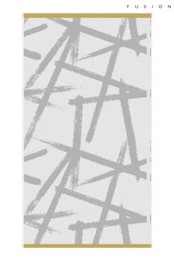 Fusion Grey Leda Jacquard Towel (D03073) | £10 - £16