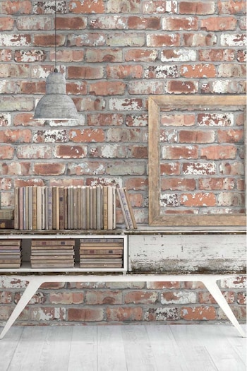 Woodchip & Magnolia Red Real Red Brick Wallpaper (D03208) | £59