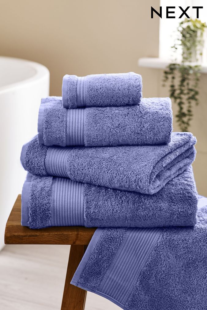 Bright top purple towels