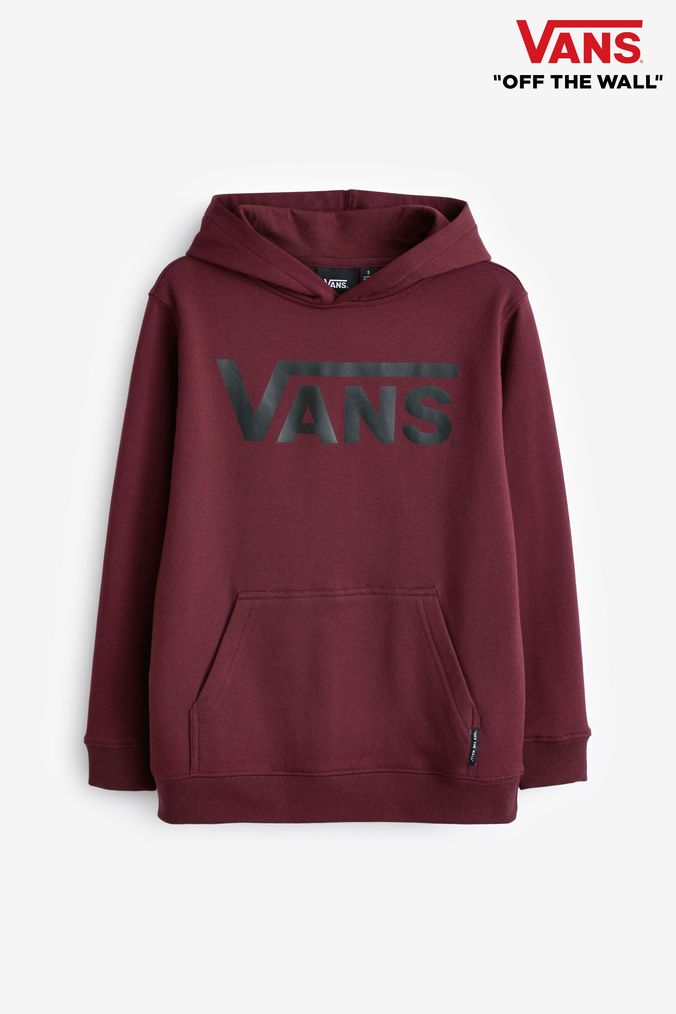 Vans jacket shop kids red