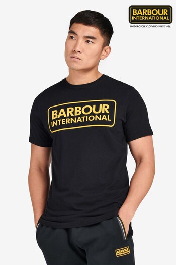 Barbour® International Black Essential Logo T-Shirt (D03554) | £33