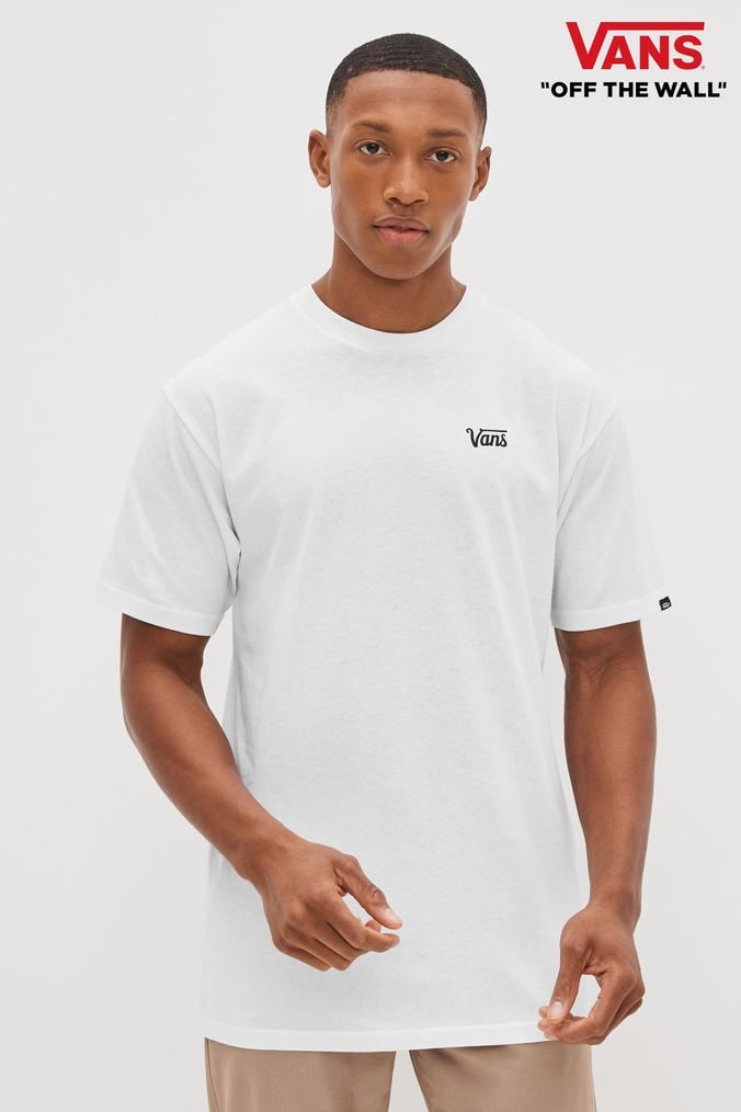 Buy Men s Vans White T Shirts Tops Online Next UK