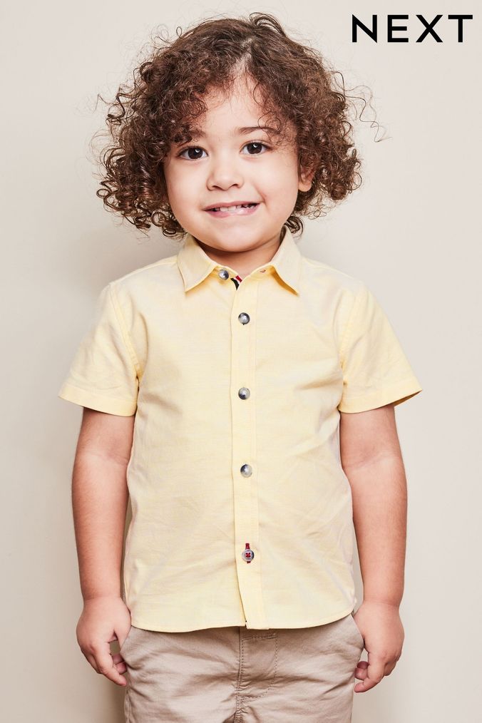 Boys sales yellow shirt