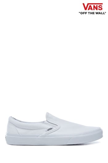 Vans UA Classic White Slip-Ons (D03717) | £57