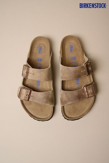 Birkenstock Oiled Leather Arizona Puma Sandals (D03894) | £105