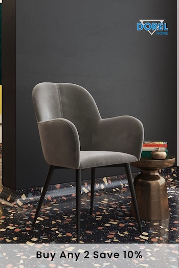 Queer Eye Grey Fitz Accent Chair (D03942) | £200
