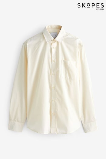 Skopes Tailored Fit Vanilla Cream Easy-Care Formal Shirt (D03954) | £22.50