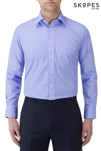 Skopes Tailored Fit Blue Easy-Care Formal Shirt (D03955) | £22.50