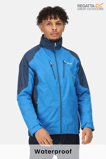 Regatta Blue Calderdale IV Waterproof Jacket (D03976) | £56