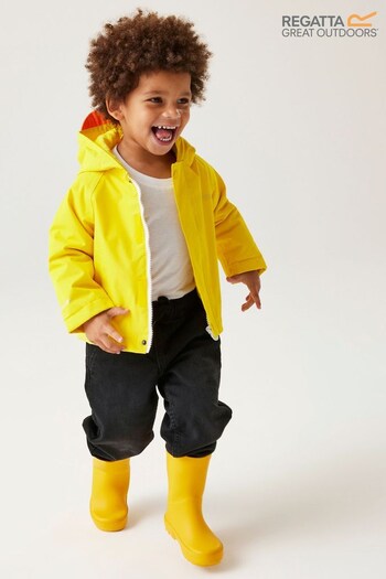 Regatta Yellow Winter Animal Waterproof Jacket (D04008) | £39