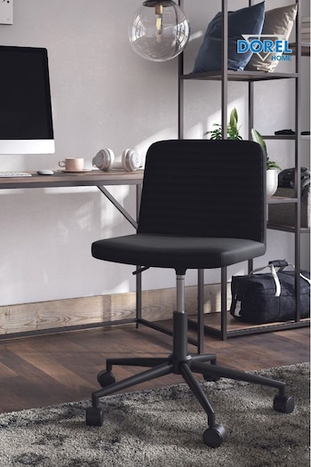 Dorel Home Black Europe Corey Faux Leather Office Task Chair (D04171) | £100