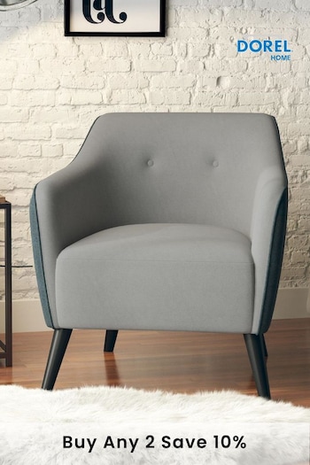 Dorel Home Grey Europe Kayden Chenille Accent Chair (D04178) | £330