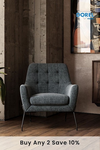 Dorel Home Grey Europe Brayden Accent Upholstered Chair (D04182) | £380