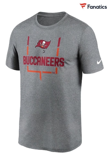 Nike Grey NFL Fanatics Tampa Bay Buccaneers Legend Goal Post T-Shirt (D04220) | £32