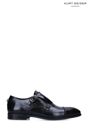 Kurt Geiger London Harris Monk Black Shoes (D04700) | £169