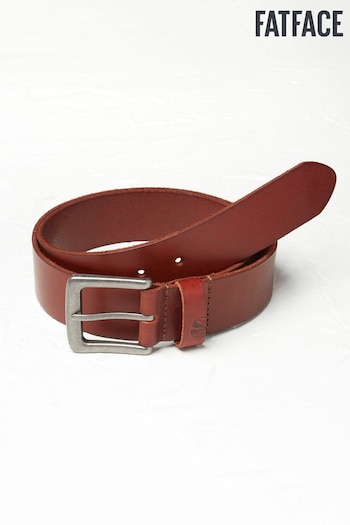 FatFace Brown Italian Leather Belt (D04809) | £32