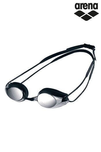Arena Unisex Tracks Mirror Black Racing Goggles (D04921) | £19