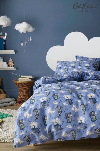 Cath Kidston Blue Peace Dragons Duvet Cover And Pillowcase Set (D04958) | £30 - £45