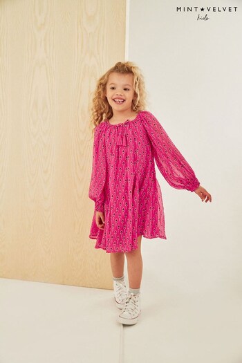 Mint Velvet Pink Celia Dress (D06027) | £36 - £40