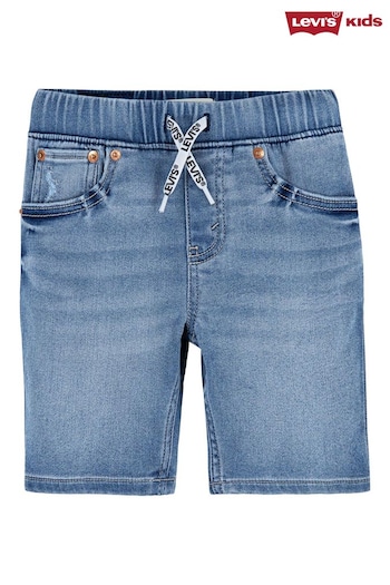 Levi's® Blue Pull-On Denim Shorts Boy (D06268) | £26 - £30