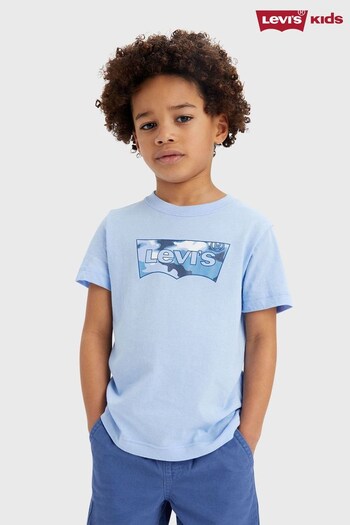 Levi's® Blue Camo Batwing Logo Infill T-Shirt (D06271) | £20 - £23