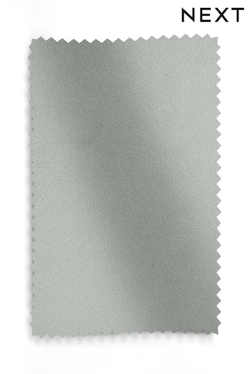 Soft Velvet Mid Grey Fabric Swatch (D06417) | £0