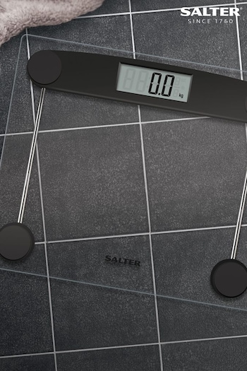 Salter Black Compact Glass Electronic Scales (D06671) | £12