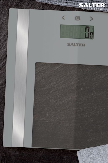 Salter Silver Ultra Slim Glass Analyser Scales (D06675) | £20