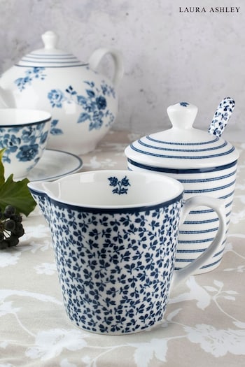 Laura Ashley Blue Blueprint Collectables Milk & Sugar Set (D06836) | £32