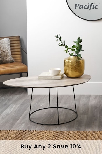 Pacific Natural Minato Round Side Table (D06970) | £220