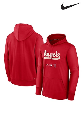 Nike Red Fanatics Los Angeles Angels of Anaheim nomo Nike City Connect Therma Hoodie (D07374) | £70
