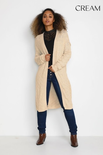 Long Cria Knitted Cardigan (D07418) | £80