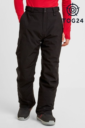 Tog 24 Mens Black Hurricane Ski Salopettes Trousers (D07781) | £110