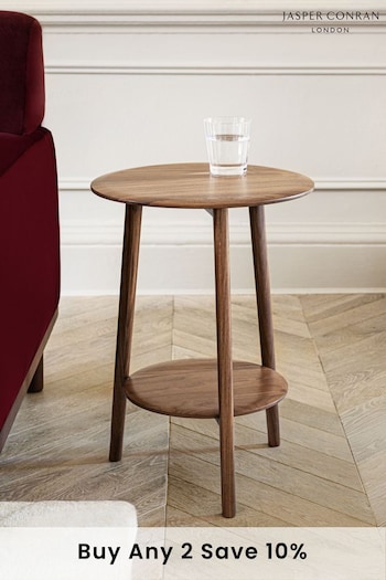 Jasper Conran London Brown Belgrave Walnut Side Table (D07936) | £180