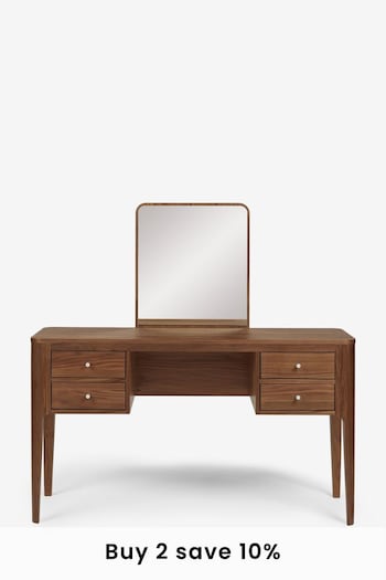 gifts & flowers Brown Belgrave Walnut Dressing Table (D07995) | £749