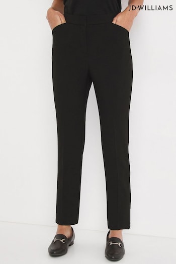 JD Williams Magisculpt Black Tapered Trousers- Short Length (D08206) | £37