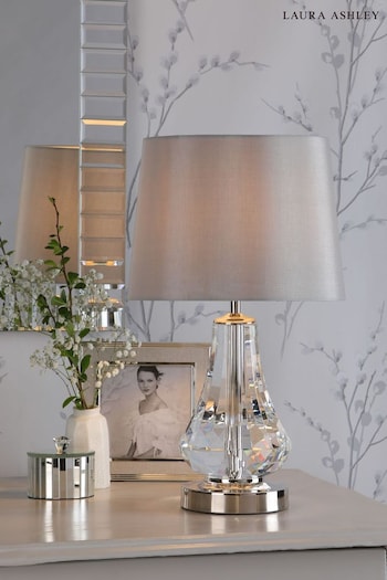 Laura Ashley Clear Humby Touch Complete Table Lamp (D08218) | £95