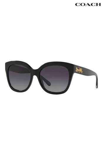 Coach Black L1083 Polarised Lens Sunglasses (D08498) | £160