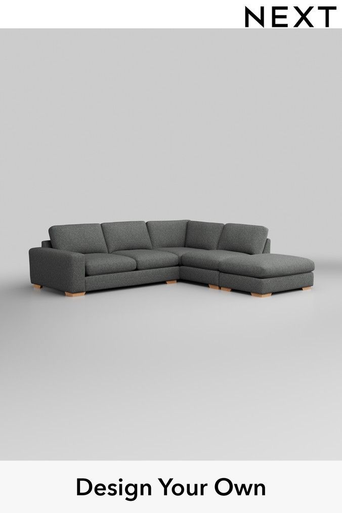 Casual Boucle/Charcoal Houghton Deep Relaxed Sit (D08695) | £499 - £3,199