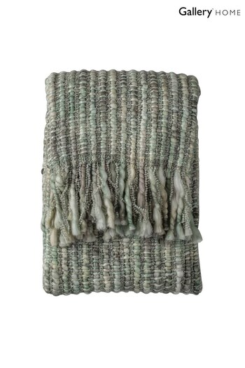 Gallery Home Green Noella Space Dyed Throw (D09026) | £49